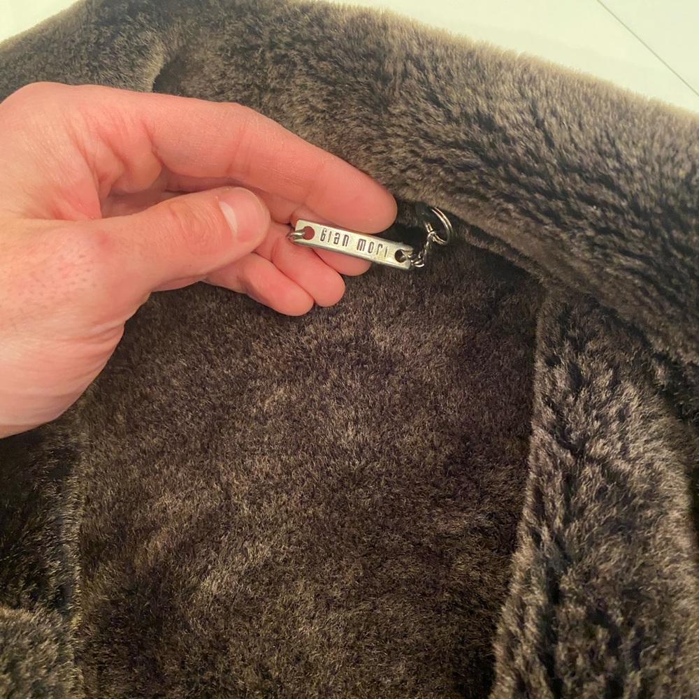 Men’s brown Shearling - Picture 4 of 9
